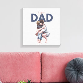 Superpapa Canvas Afdruk