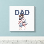 Superpapa Canvas Afdruk (Insitu (Houten vloer))