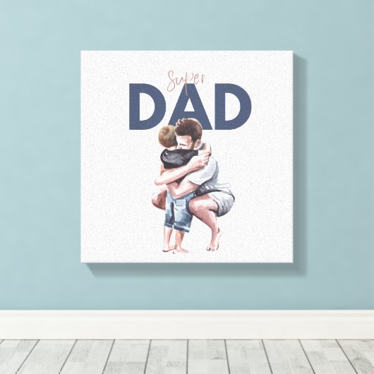 Superpapa Canvas Afdruk (Insitu (Houten vloer))
