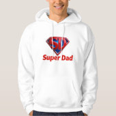 Superpapa – Cool Superheldenstyle Papa Hoodie (Voorkant)