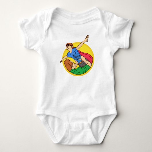 Superpapa en zoon romper (Voorkant)
