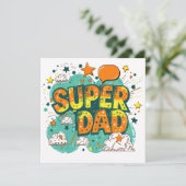Superpapa Feestdagenkaart (Staand voorkant)