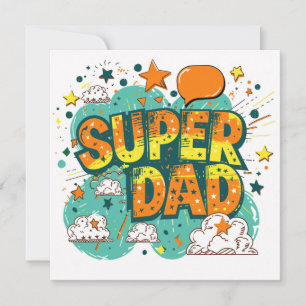 Superpapa Feestdagenkaart