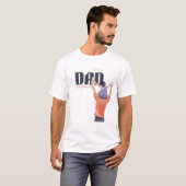 Superpapa – Gefeliciteerd Vaderdag T-shirt (Voorkant volledig)