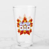 Superpapa Glas (Achterkant)