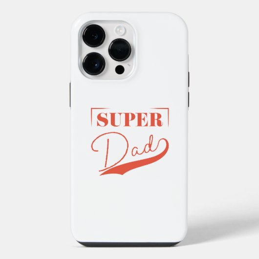 Superpapa iPhone Hoesje (Achterkant)