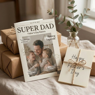 Superpapa Persoonlijke Vaderdagkaart – Op Maat Feestdagenkaart