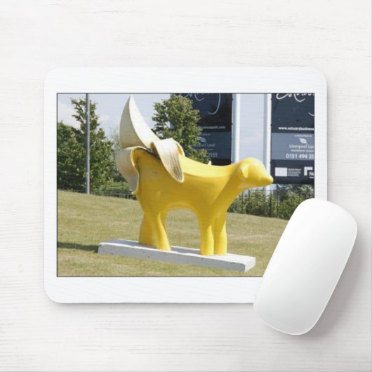 superpeeledbannana muismat (Met muis)