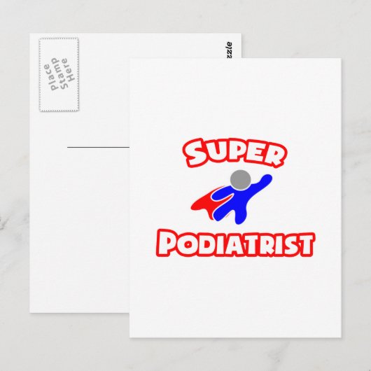 superpodoloog briefkaart (Voorkant / Achterkant)