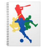 Superpopulaire sporten notitieboek (Voorkant)