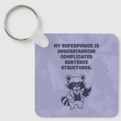 Superpower Complicated Sentence Structures Grammar Sleutelhanger (Voorkant)