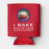 Superpower (Cupcake) Blikjeskoeler (Voorkant)