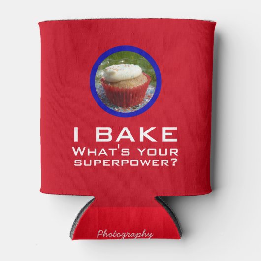 Superpower (Cupcake) Blikjeskoeler (Voorkant)