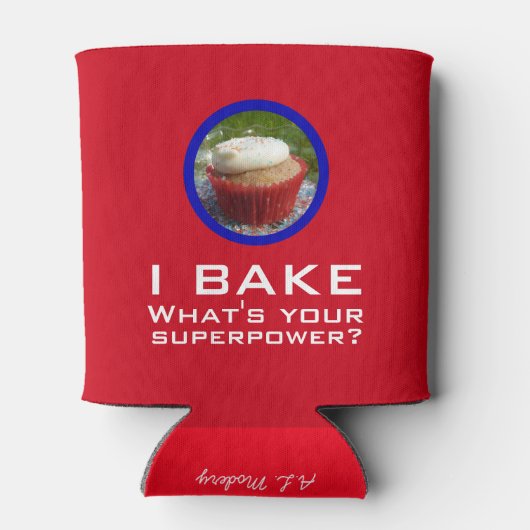 Superpower (Cupcake) Blikjeskoeler (Achterkant)