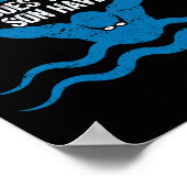 Superpower Funny Ma Pap Zwemteam Parent Mijn vader Poster (Hoek)