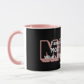 Superpower MEEST GESCHIKT, zwart roze Mok (Links)