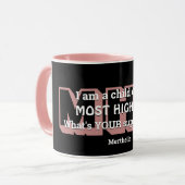 Superpower MEEST GESCHIKT, zwart roze Mok (Voorkant links)