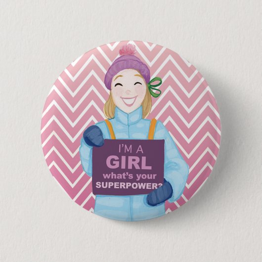 Superpower Ronde Button 5,7 Cm (Voorkant)