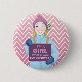 Superpower Ronde Button 5,7 Cm