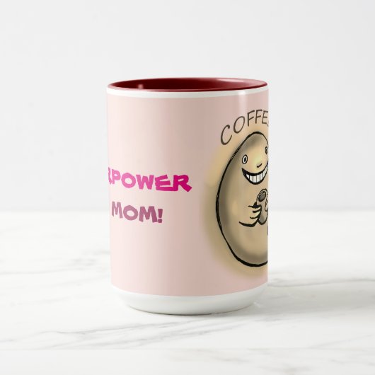 Superpower voor de Mok van de walvis van mam (Midden)