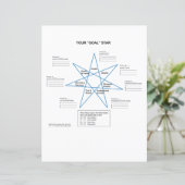 Superpower-werkblad: Goal Star (Staand voorkant)