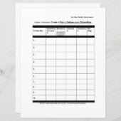 Superpower-werkblad: maak de wirwar van regels ons (Voorkant / Achterkant)