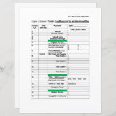 Superpower-werkblad: Opzettelijke blauwdruk voor d (Voorkant / Achterkant)