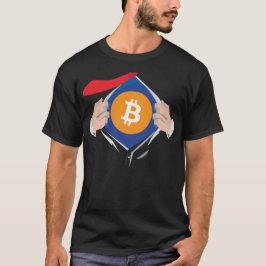 Superpowered door Bitcoin! T-Shirt