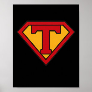 Superpresident Trump Usa Superheld Grappig mer Poster