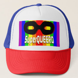 SuperQUEERO - Zwart Masker Trucker Pet