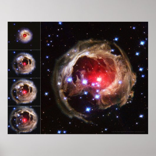 Superreuze Star V838 Monocerotis 20x16 (20x16) Poster (Voorkant)