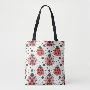 Superschattig lieveheersbeestje tote bag