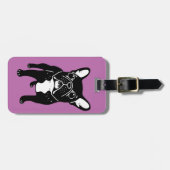 Superschattige brindle Franse bulldog Puppy Bagagelabel (Voorkant horizontaal)