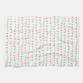 Superschattige kerstverlichting keukendecor theedoek (Horizontaal)