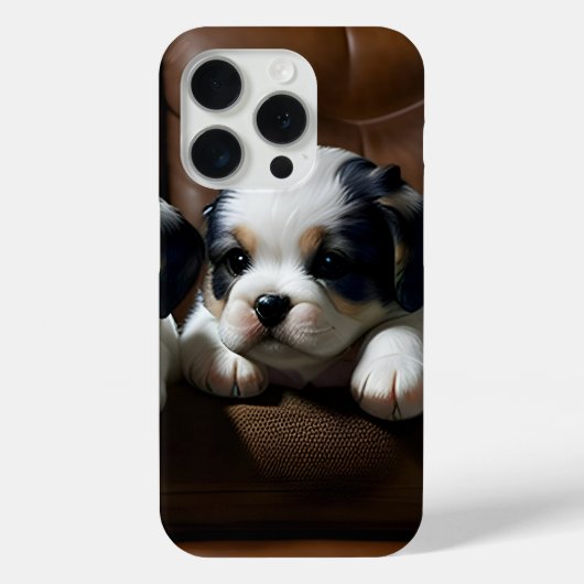Superschattige Puppies op de Bank 1 Case-Mate iPhone Case (Achterkant)