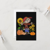 Superschattige vogelverschrikker kaart (Voorkant / Achterkant in situ)