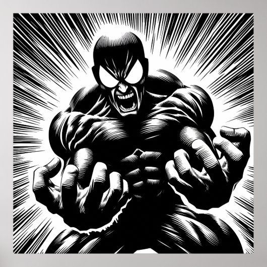 superschurk poster (Voorkant)