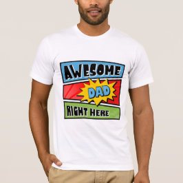 Supershirt voor papa t-shirt