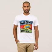 Supershirt voor papa t-shirt (Voorkant volledig)