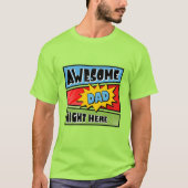 Supershirt voor papa t-shirt (Voorkant)