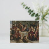 Supersing bij Emmaus (olie op doek) Briefkaart (Staand voorkant)