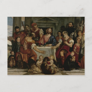 Supersing bij Emmaus (olie op doek) Briefkaart