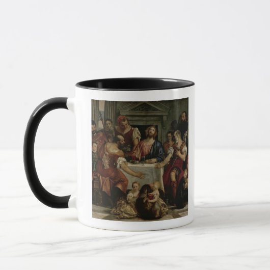 Supersing bij Emmaus (olie op doek) Mok (Links)