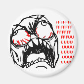 supersnel meme rofel magneet (Voorkant)