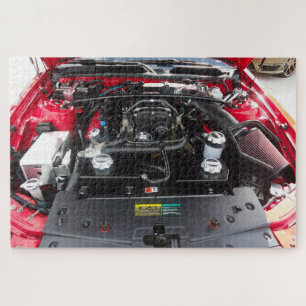 supersnelle automotor legpuzzel