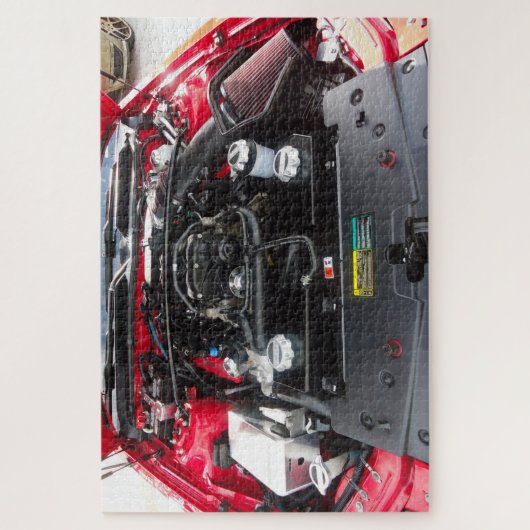 supersnelle automotor legpuzzel (Verticaal)