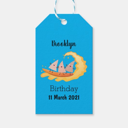 Supersnelle nachos-maïschips cadeaulabel (Voorkant)