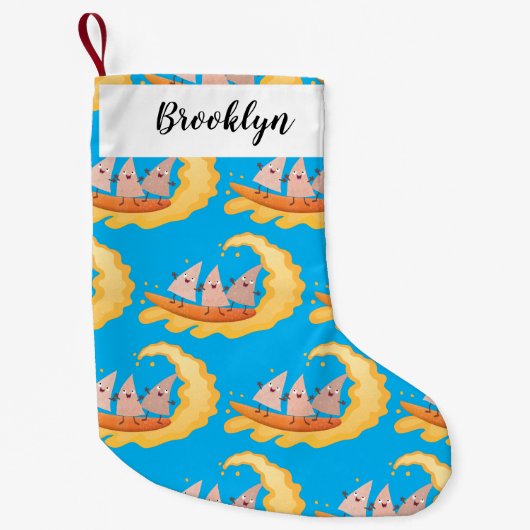 Supersnelle nachos-maïschips kleine kerstsok (Voorkant)