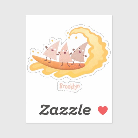 Supersnelle nachos-maïschips sticker (Vel)