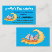 Supersnelle nachos-maïschips visitekaartje (Voorkant / Achterkant)